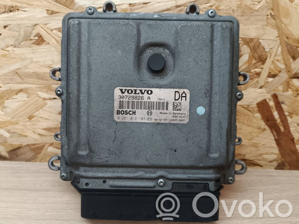 Engine control unit/module   30729826A,1039S10667,0281012103