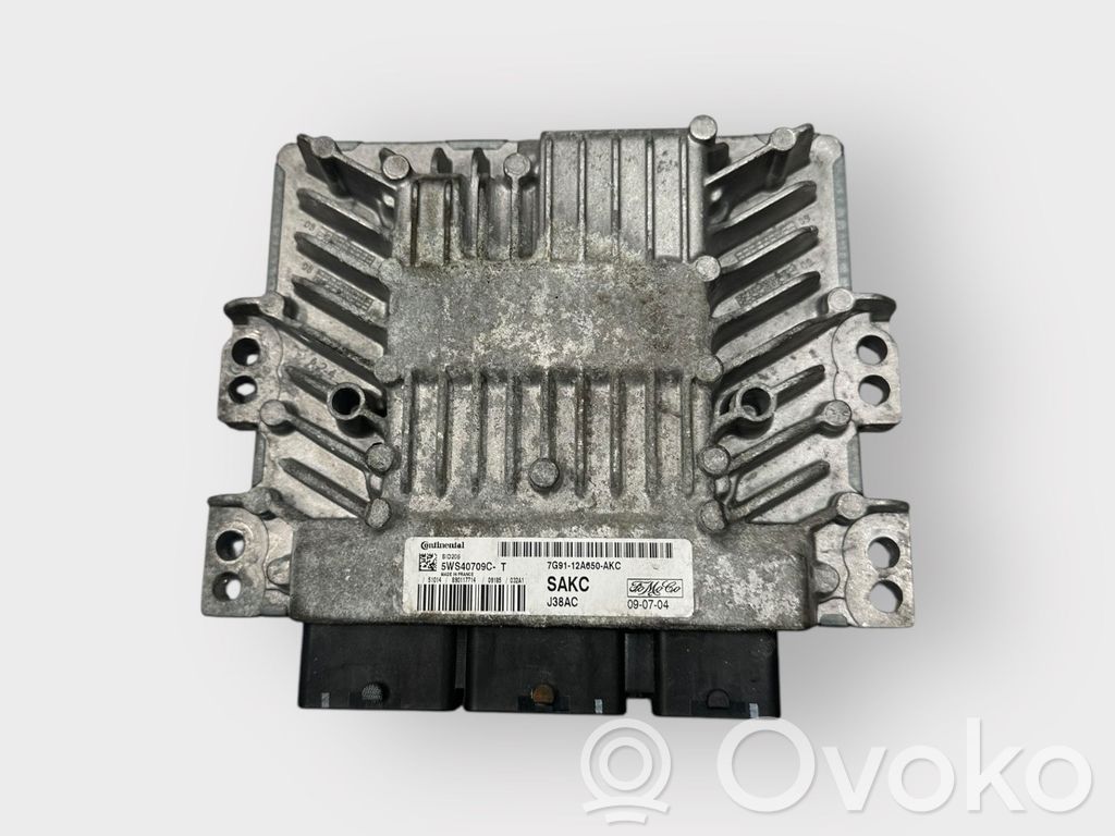 Engine control unit/module   7G9112A650AKC,5WS40709CT