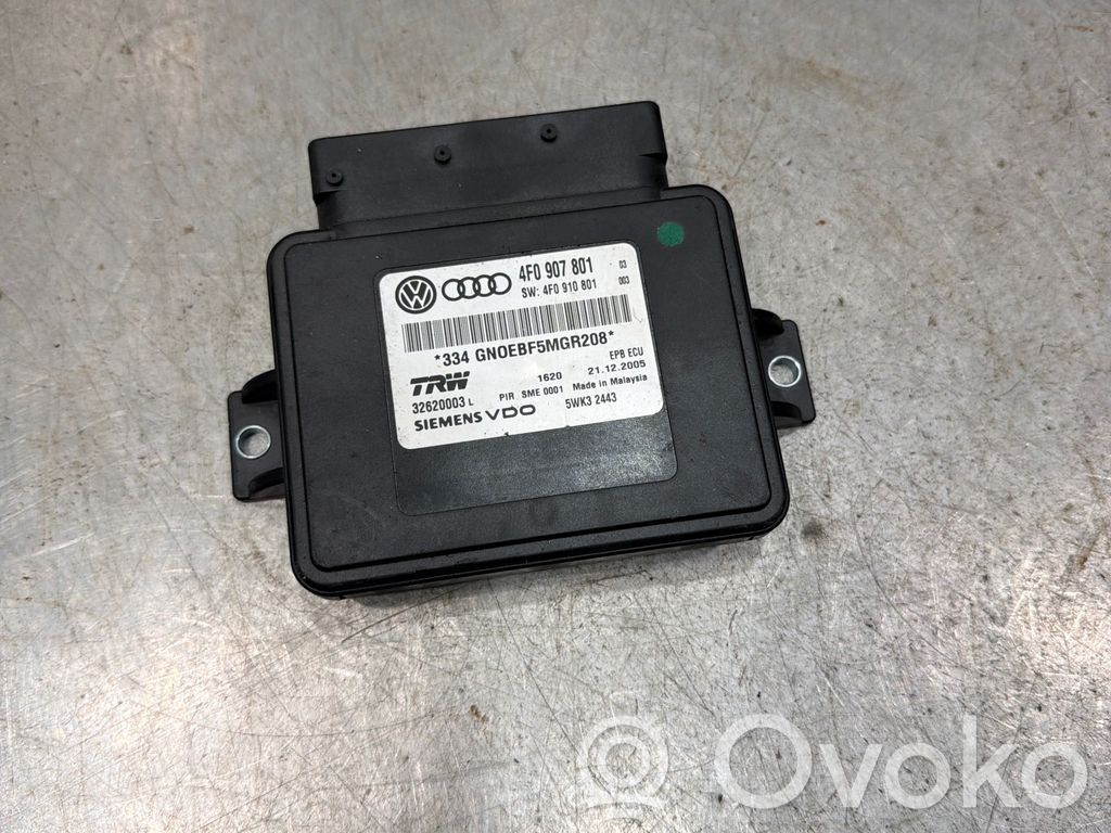 Audi A6 S6 C6 4F Module de commande de frein à main 