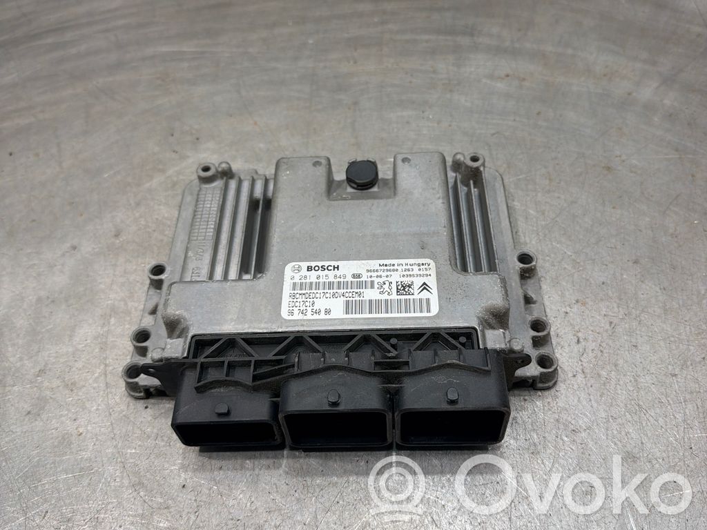 Citroen C3 Unitate/modul de control motor 