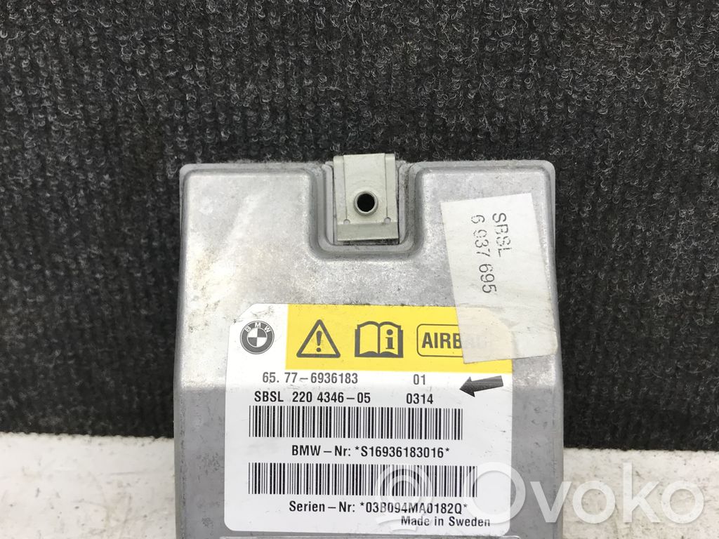 BMW 5 E60 E61 Sensor impacto/accidente para activar Airbag 