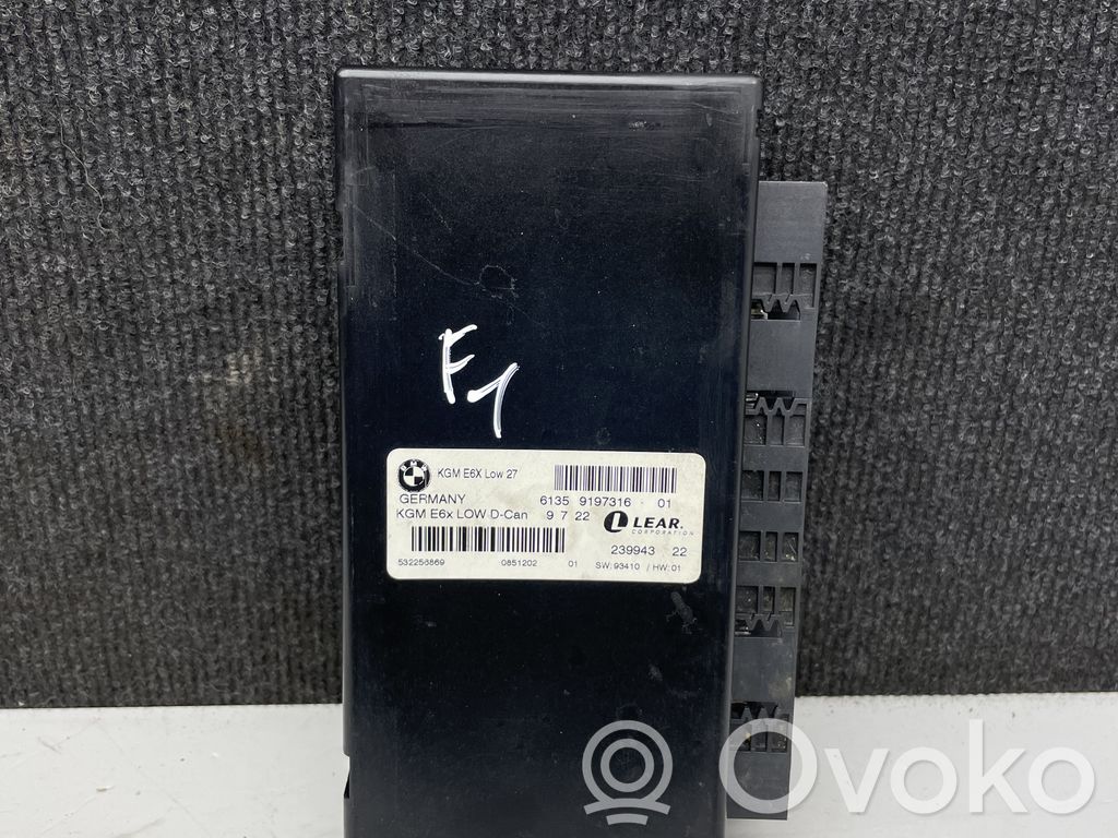 BMW 5 E60 E61 Comfort/convenience module 