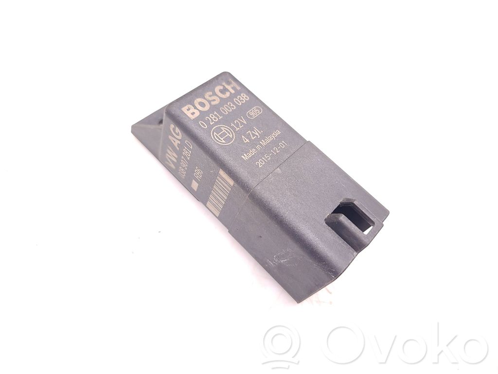 Volkswagen Crafter Glow plug pre-heat relay 