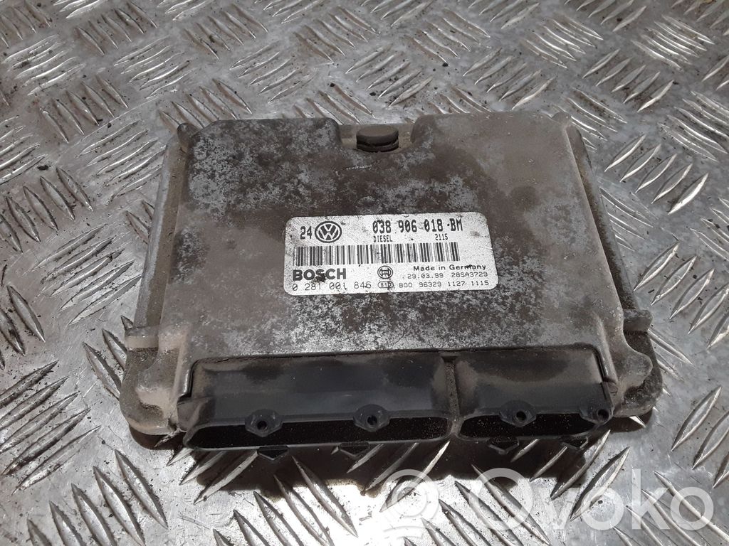 Engine control unit/module   038906018BM,0281001846