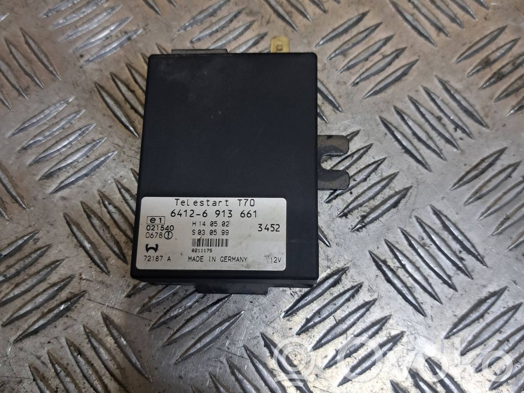 BMW 5 E39 Auxiliary heating control unit/module 