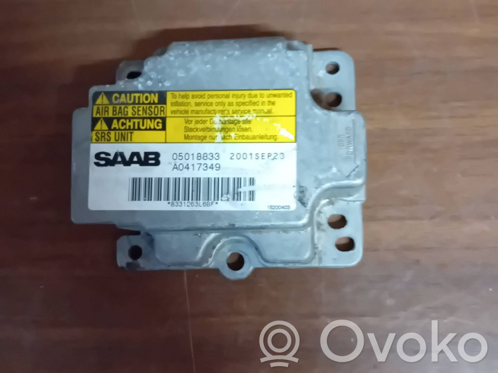 Saab 9-5 Airbag control unit/module 
