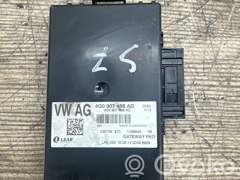 Audi A7 S7 4G Gateway control module 
