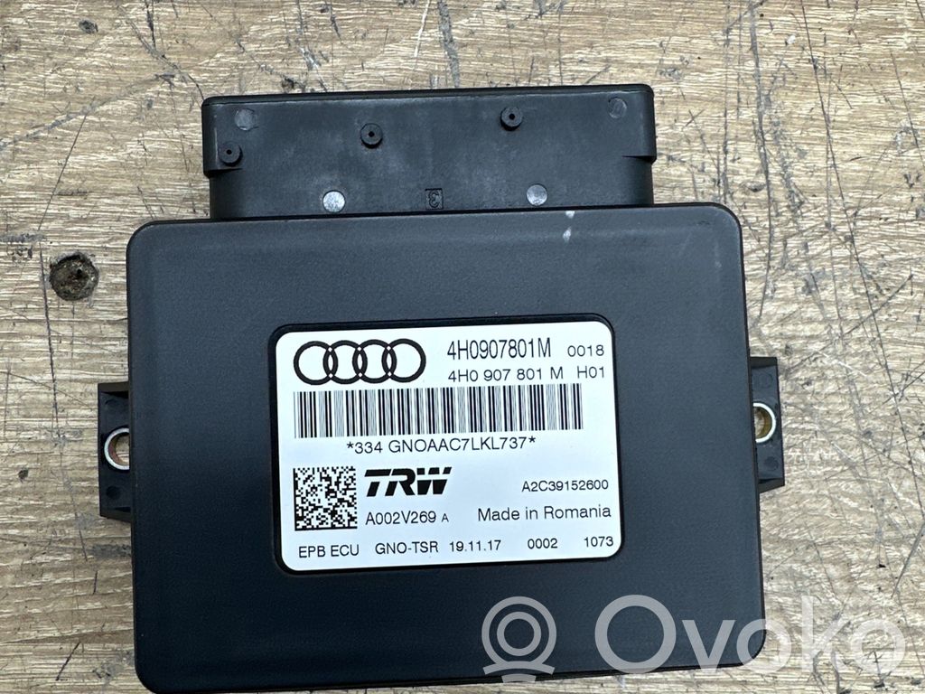 Audi A6 S6 C7 4G Hand brake control module 