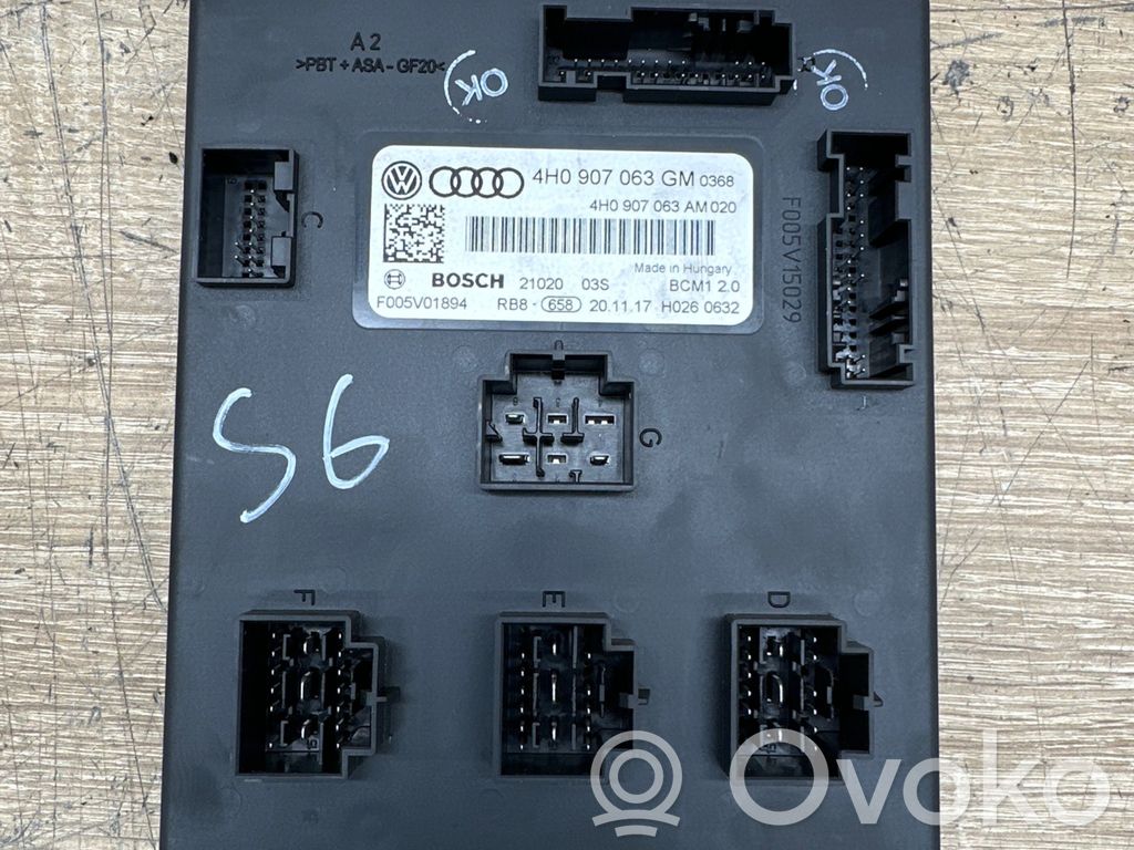Audi A6 S6 C7 4G Mukavuusmoduuli 