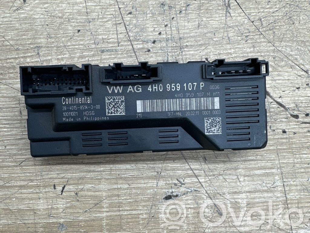Audi A8 S8 D4 4H Tailgate/trunk control unit/module 