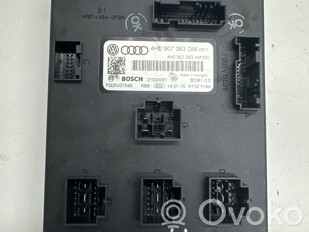 Audi A6 S6 C7 4G Mukavuusmoduuli 