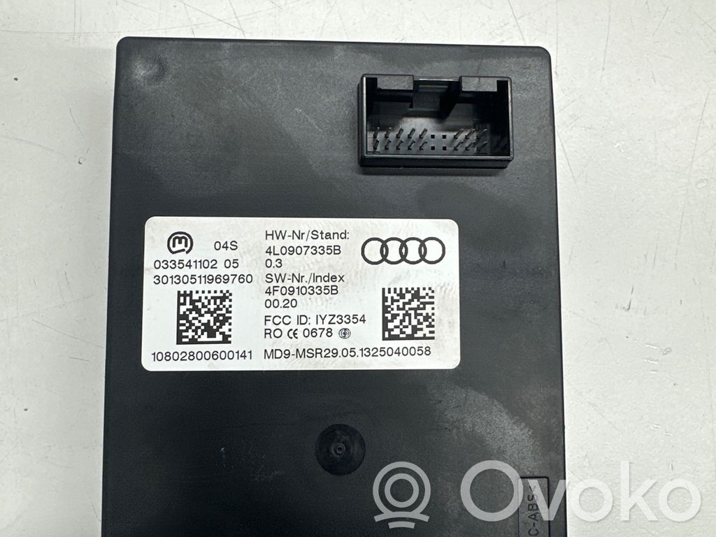 Audi Q7 4L Moduł / Sterownik systemu uruchamiania bezkluczykowego 