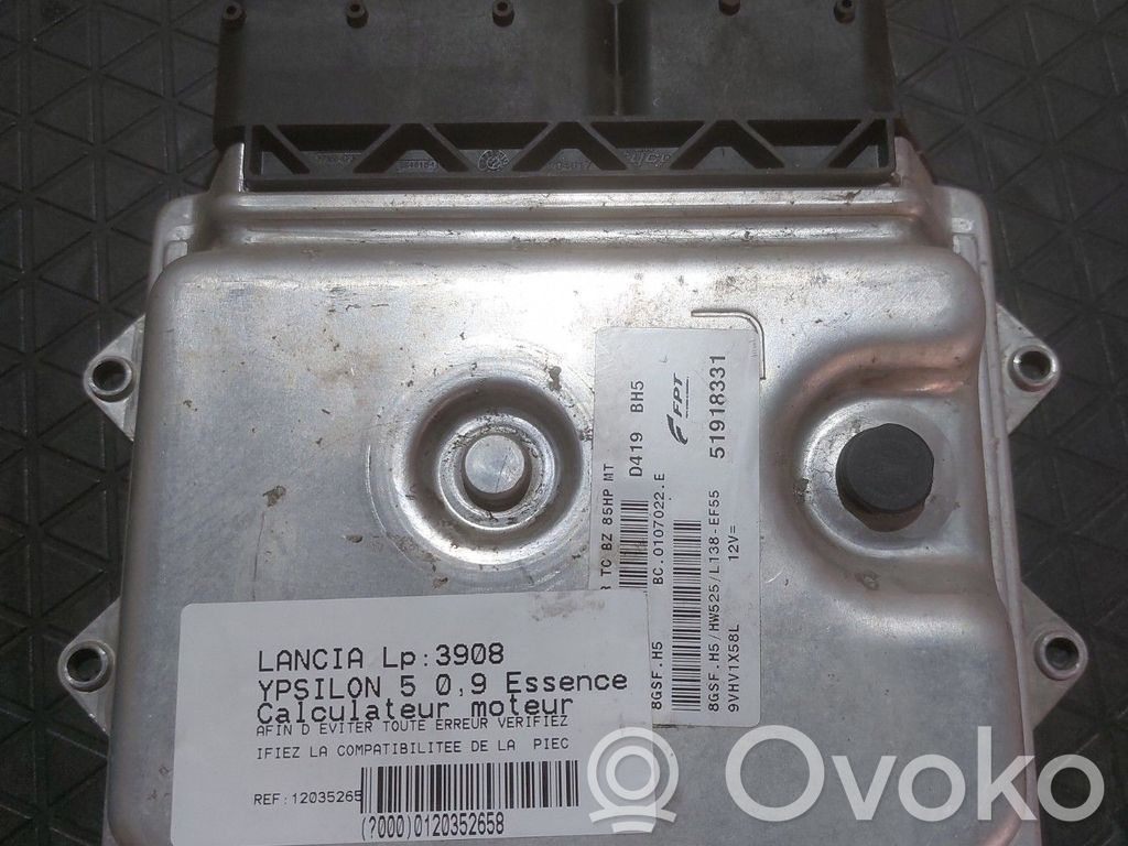 Lancia Ypsilon Engine control unit/module 