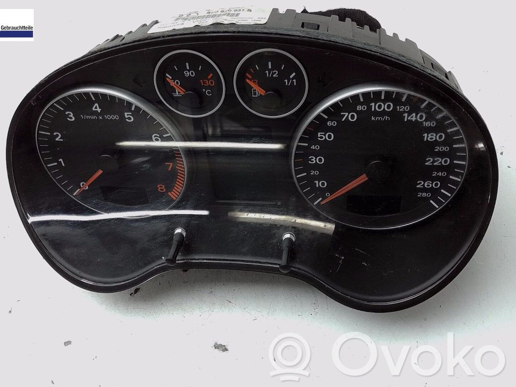 Audi A3 S3 8P Tachometer 