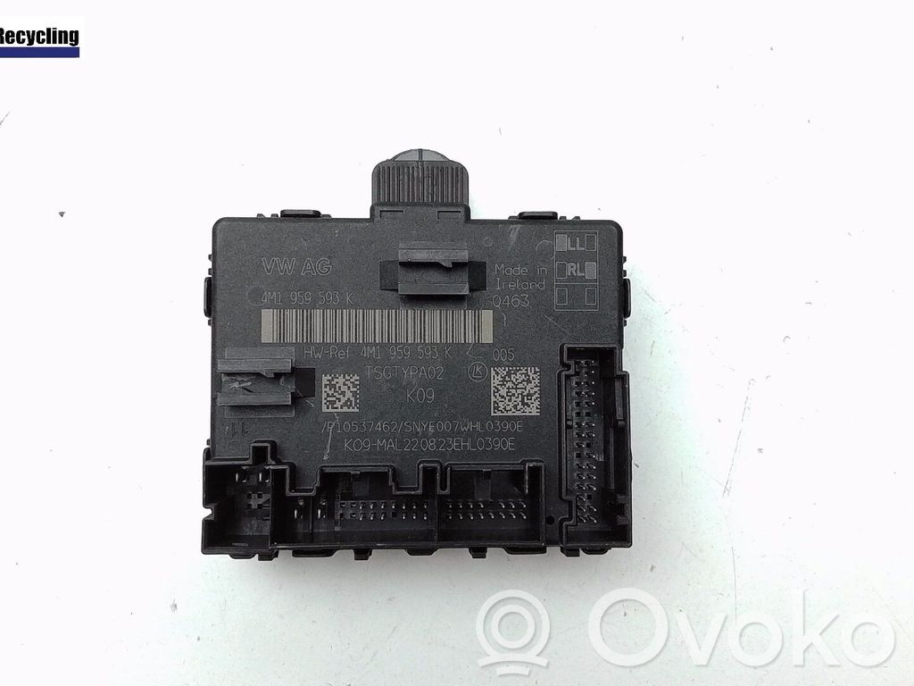 Audi A6 S6 C8 4K Airbag control unit/module 