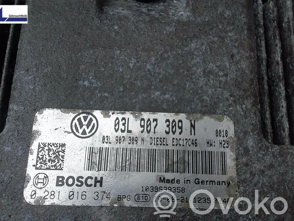 Volkswagen PASSAT B7 Unitate/modul de control motor 