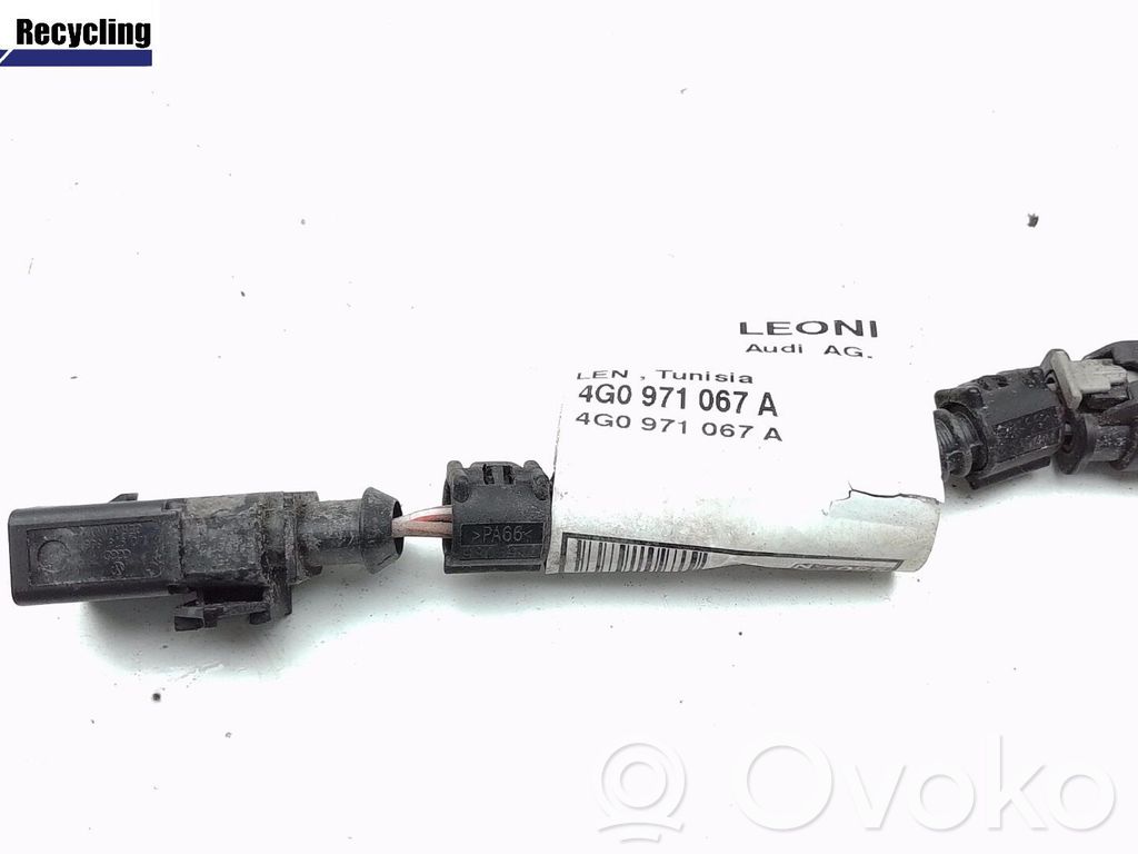 Audi A7 S7 4G Cableado de instalación del motor 