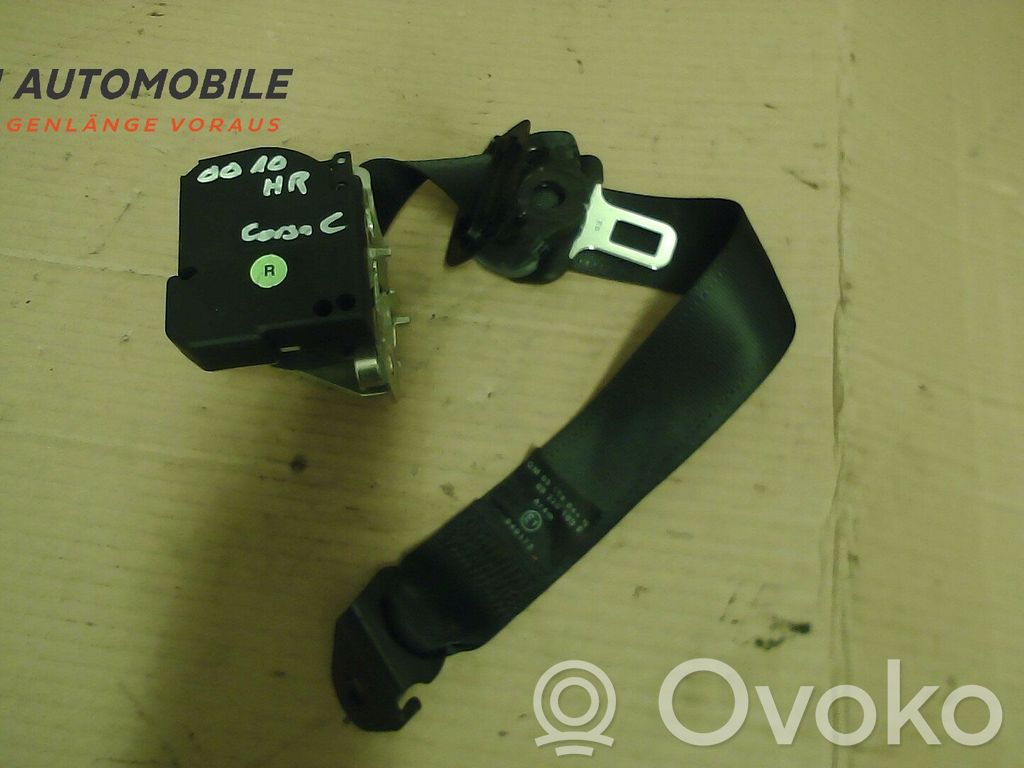 Opel Corsa C Cinturón trasero 