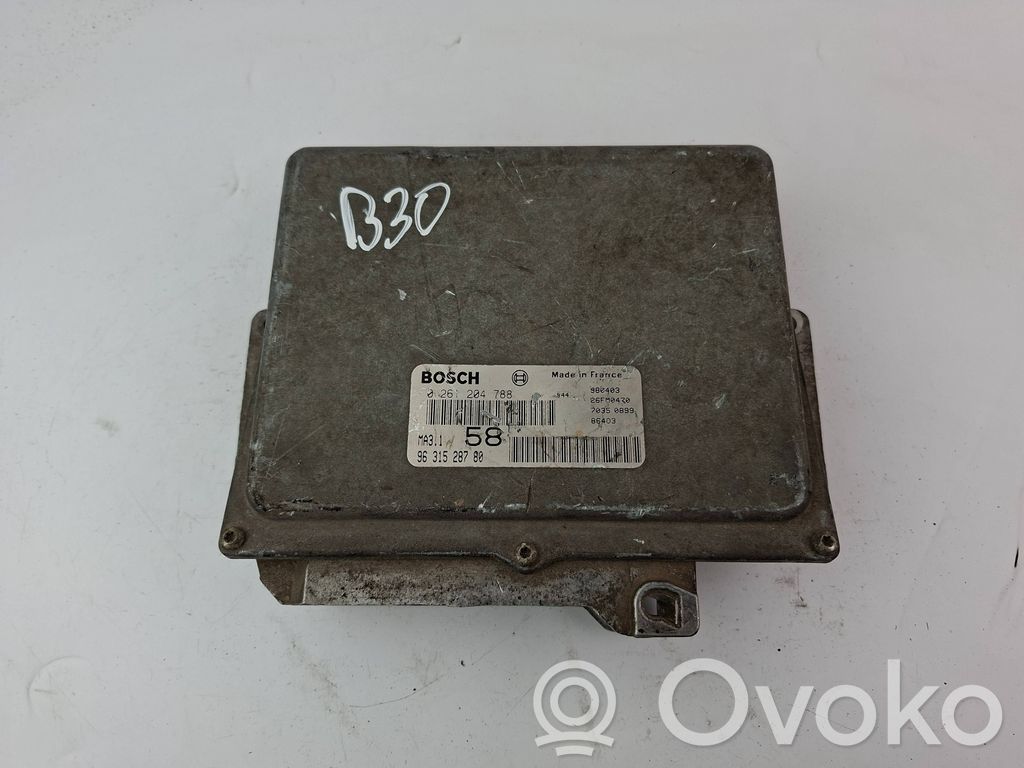 Citroen Saxo Engine control unit/module 