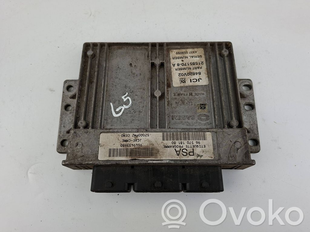 Citroen C4 I Engine control unit/module 