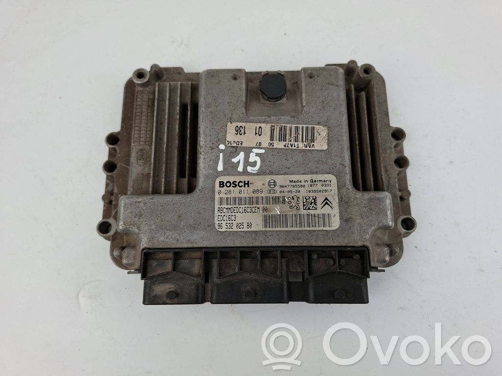 Peugeot 206 Engine control unit/module 