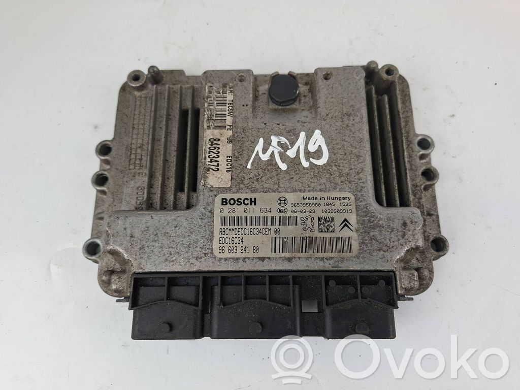 Peugeot 2008 I Engine control unit/module 