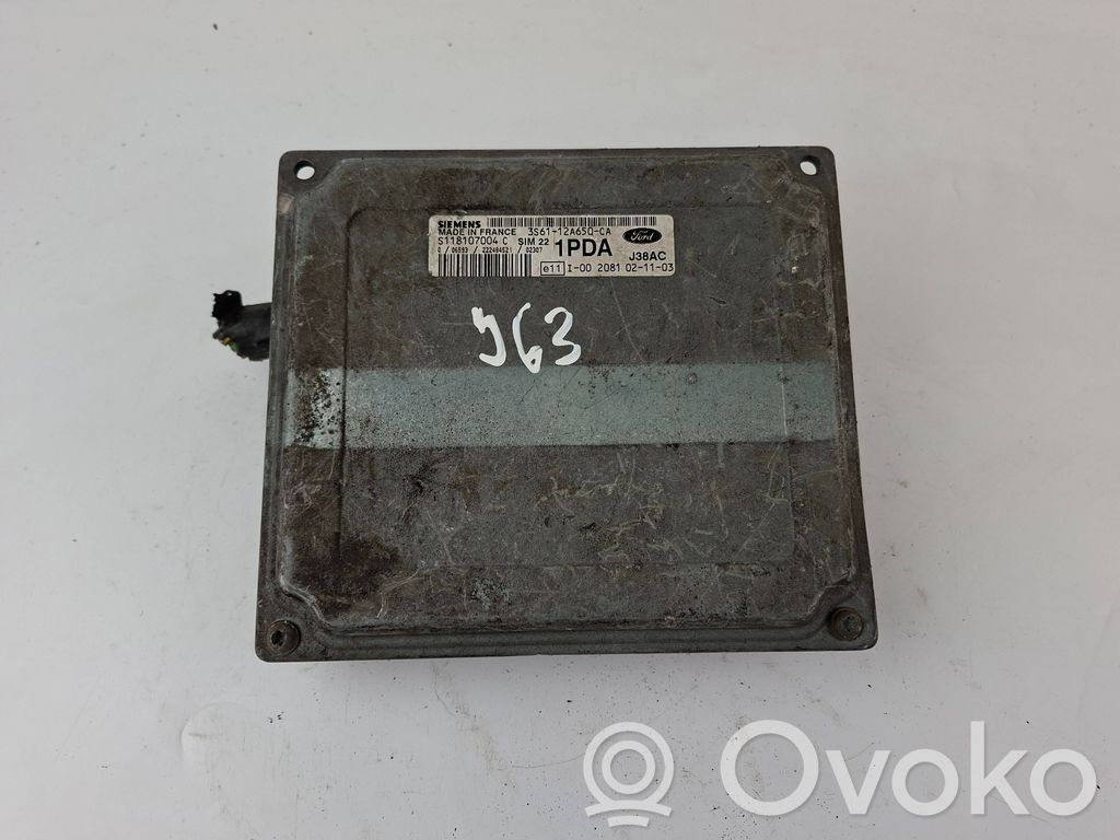 Engine control unit/module   3S6112A650CA,S118107004C