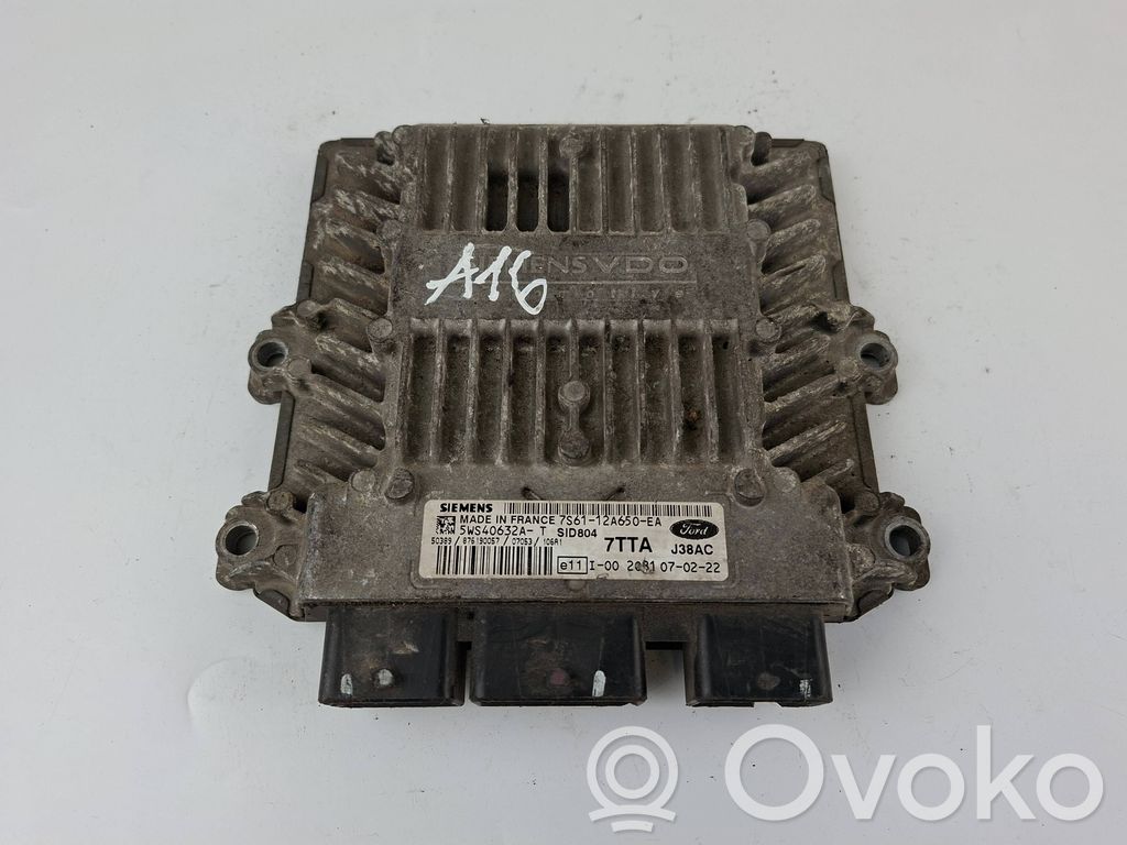 Engine control unit/module   7S6112A650EA,5WS40632AT