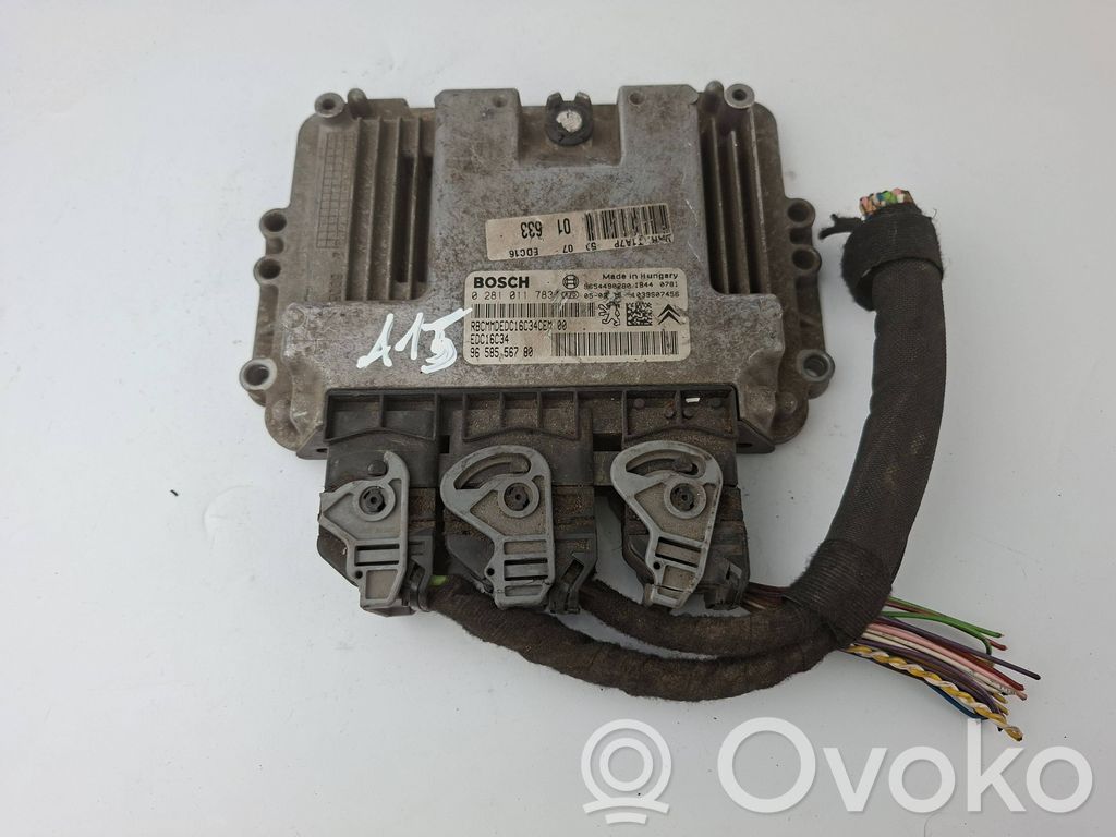 Peugeot 206 Engine control unit/module 