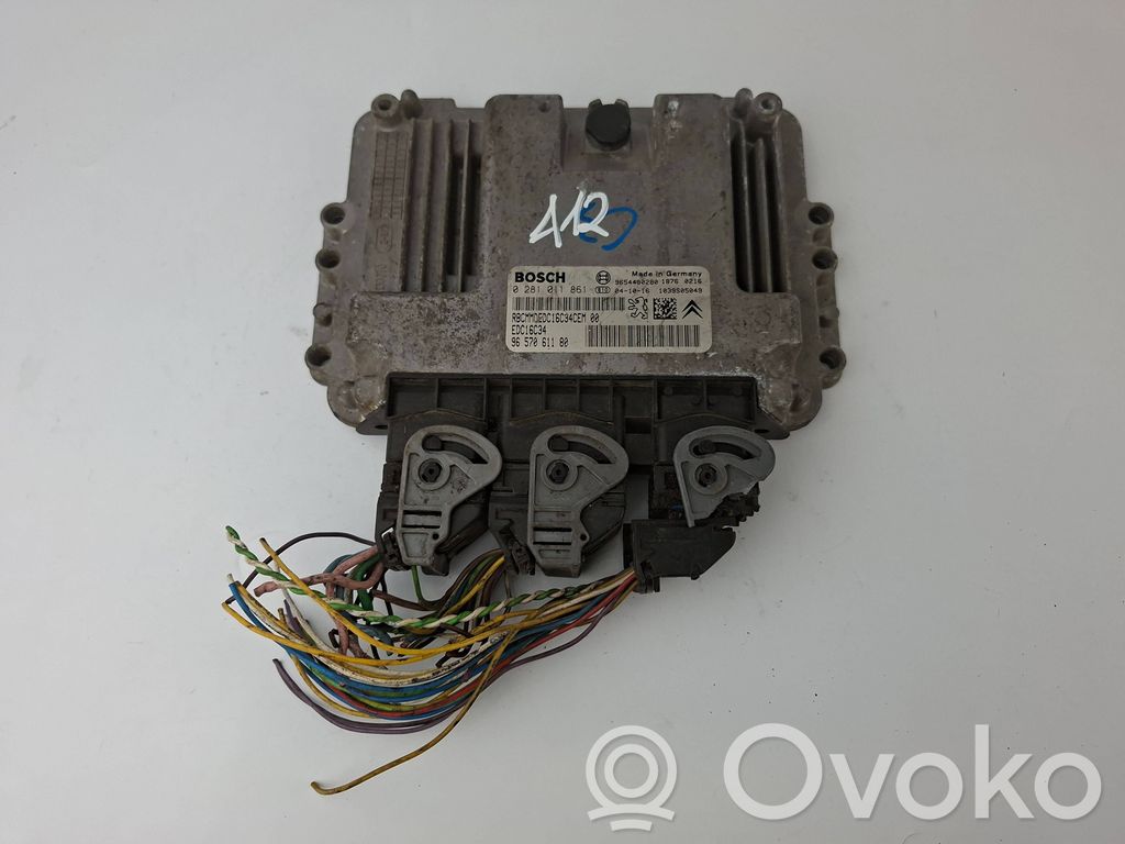 Citroen C3 Dzinēja vadības bloks 