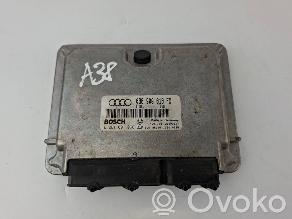 Engine control unit/module   038906018FD,0281001966