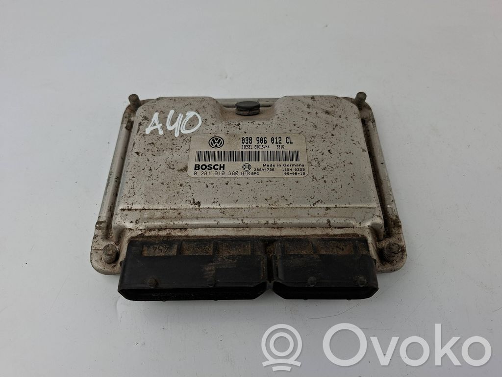 Engine control unit/module   038906012CL,0281010380