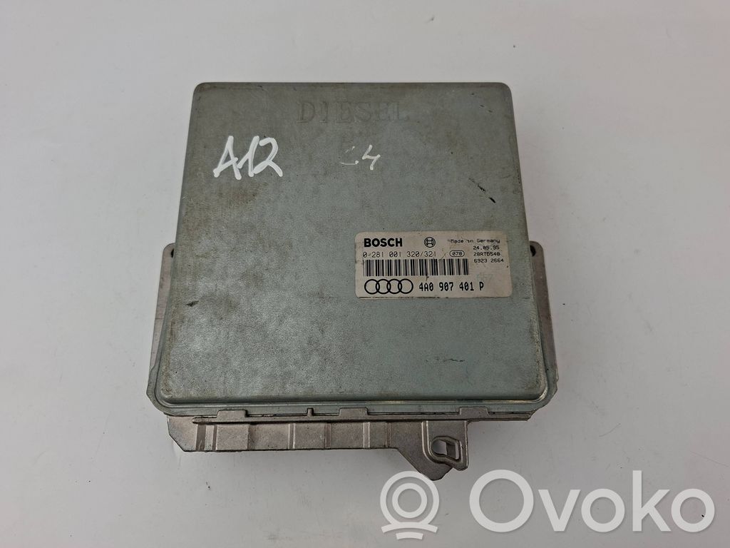 Engine control unit/module   4A0907401P,0281001320
