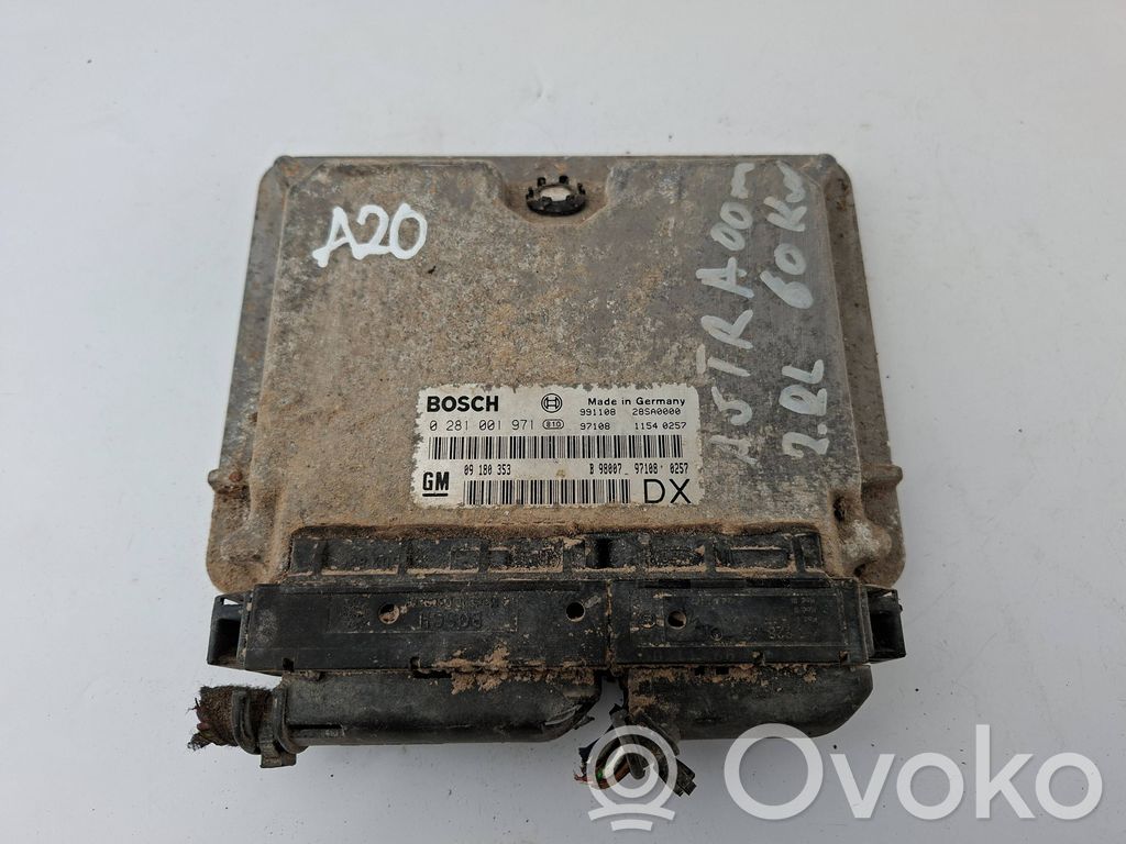Opel Astra G Engine control unit/module 