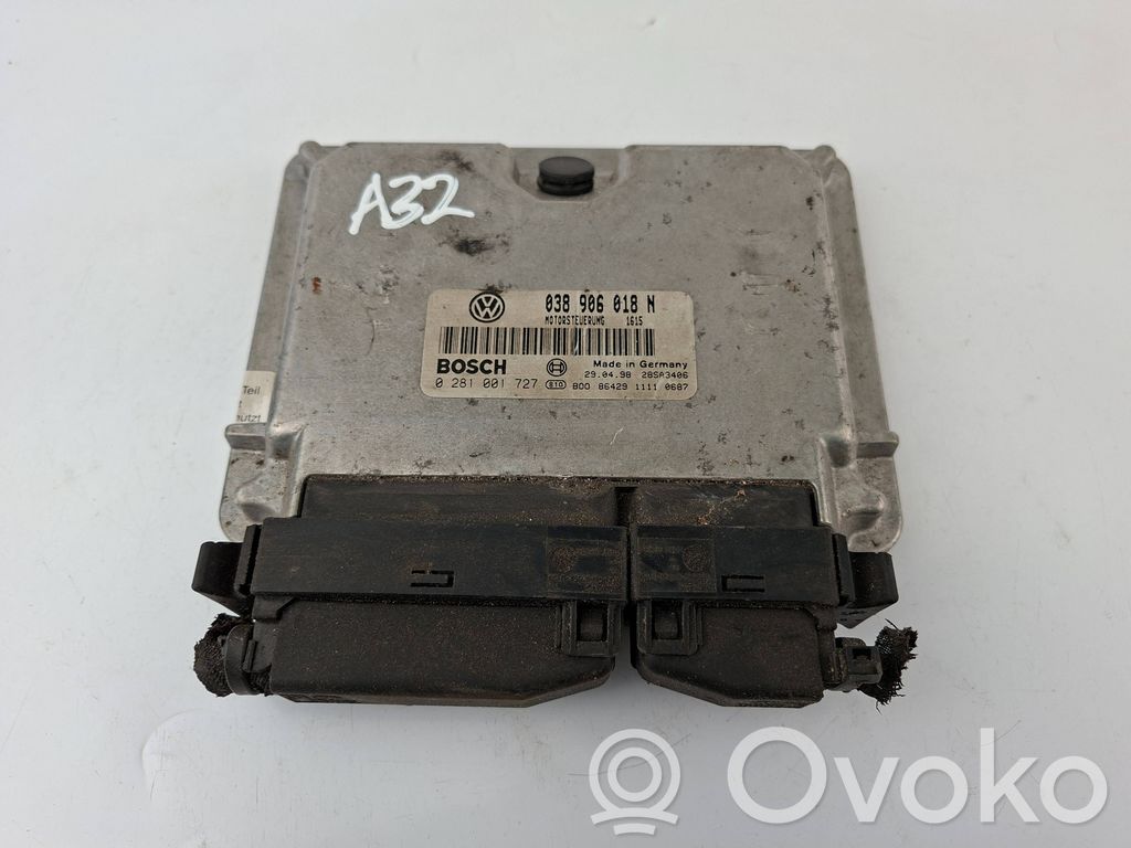 Engine control unit/module   038906018N,0281001727