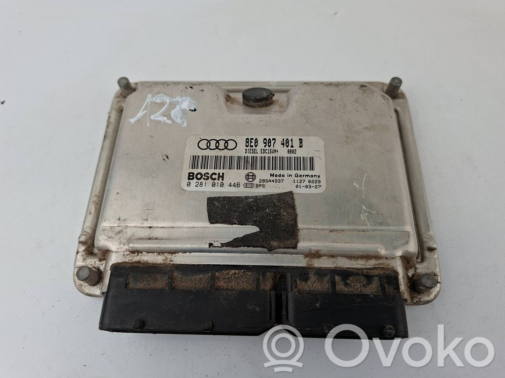 Engine control unit/module   8E0907401B,0281010446