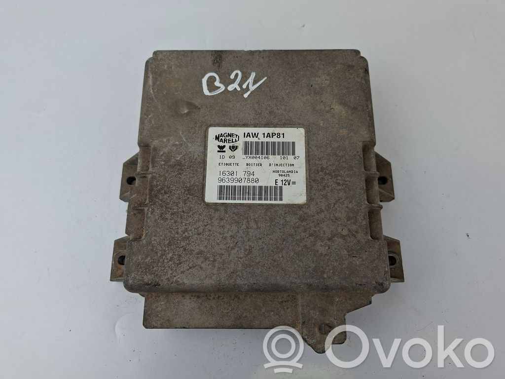 Peugeot 206 Engine control unit/module 