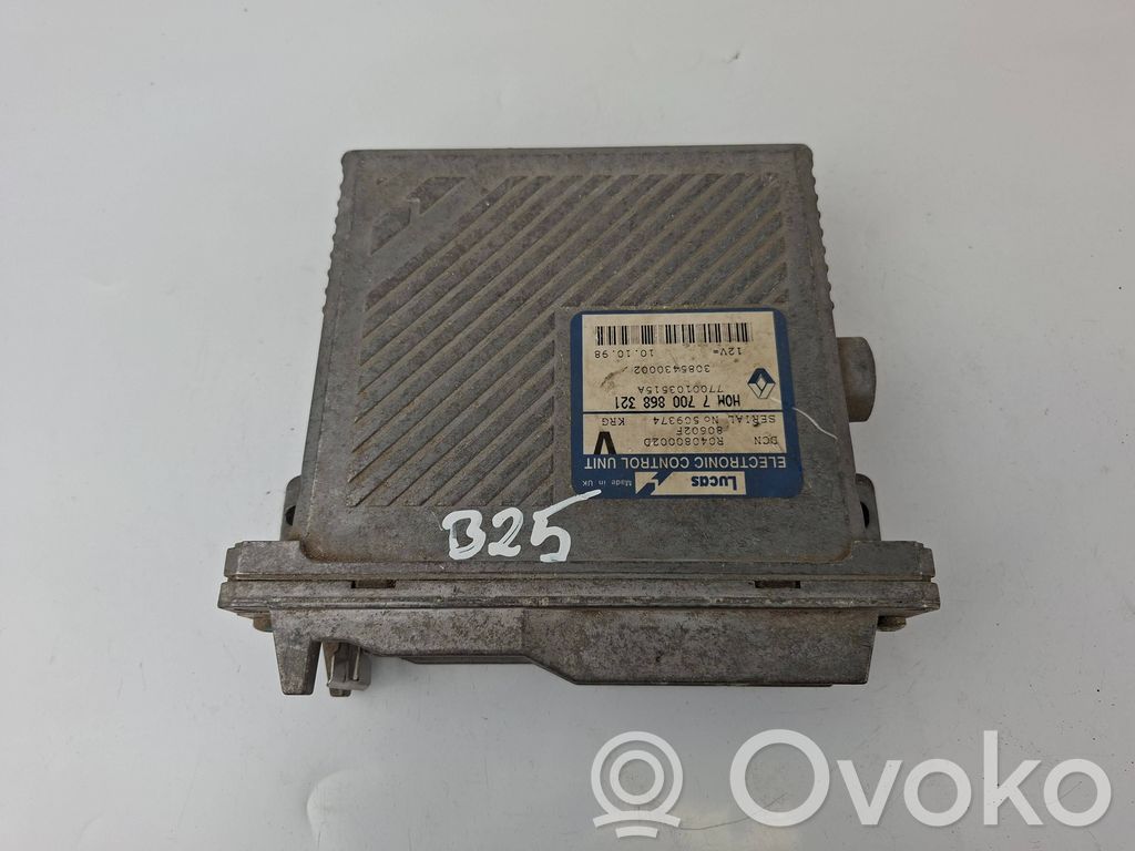 Engine control unit/module   7700868321,7700103515A