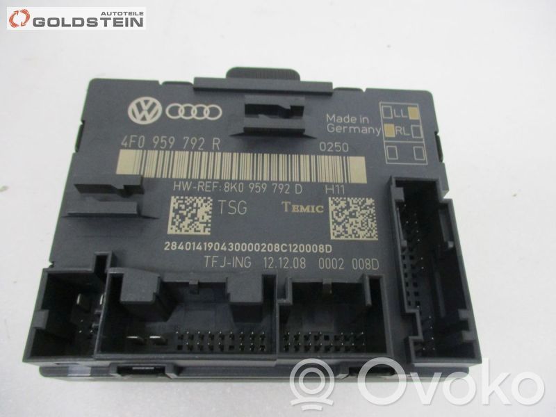 Autres unités de commande / modules   4F0959792R,4F0959792R