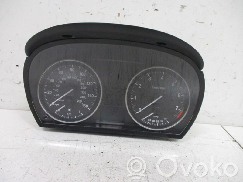 BMW 3 E90 E91 Spidometras (prietaisų skydelis) 