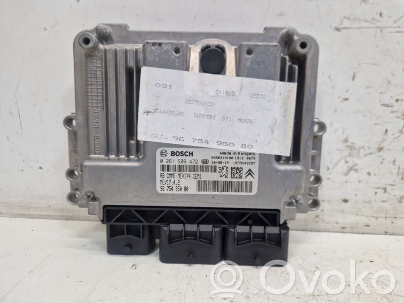 Unidad de control/módulo del motor   9675495080,0261S06472,0261S06472,9675495080