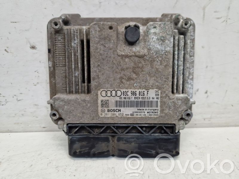 Engine control unit/module   03C906016F,0261S04652,0261S04652,03C906016F