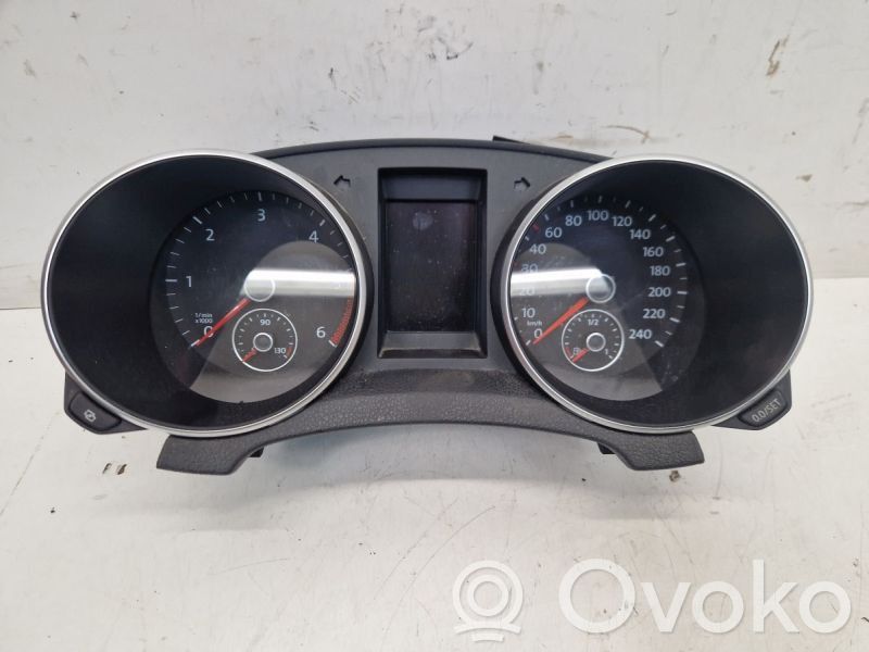 Volkswagen Golf VI Compteur de vitesse tableau de bord 