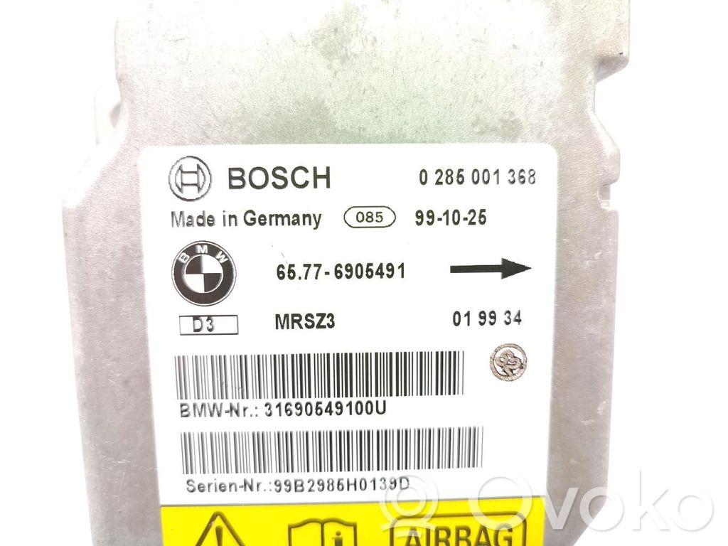 Unidad de control/módulo del Airbag   65779345358