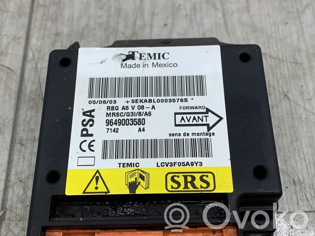 Citroen C2 Airbag control unit/module 