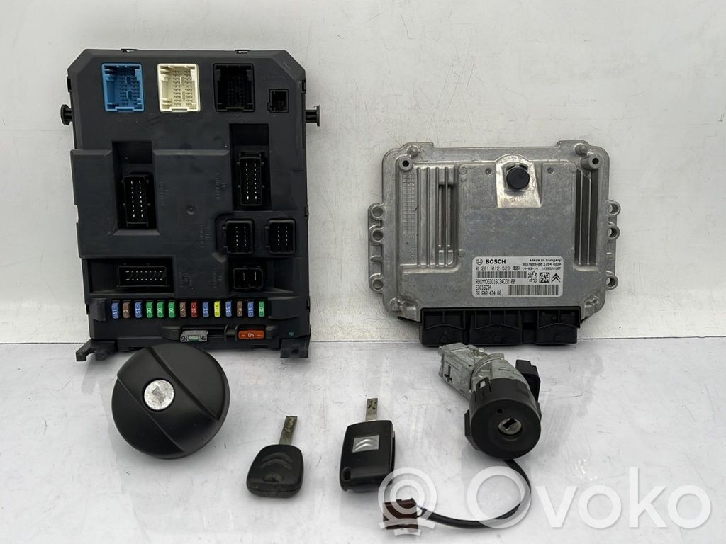 Citroen C3 Engine ECU kit and lock set 