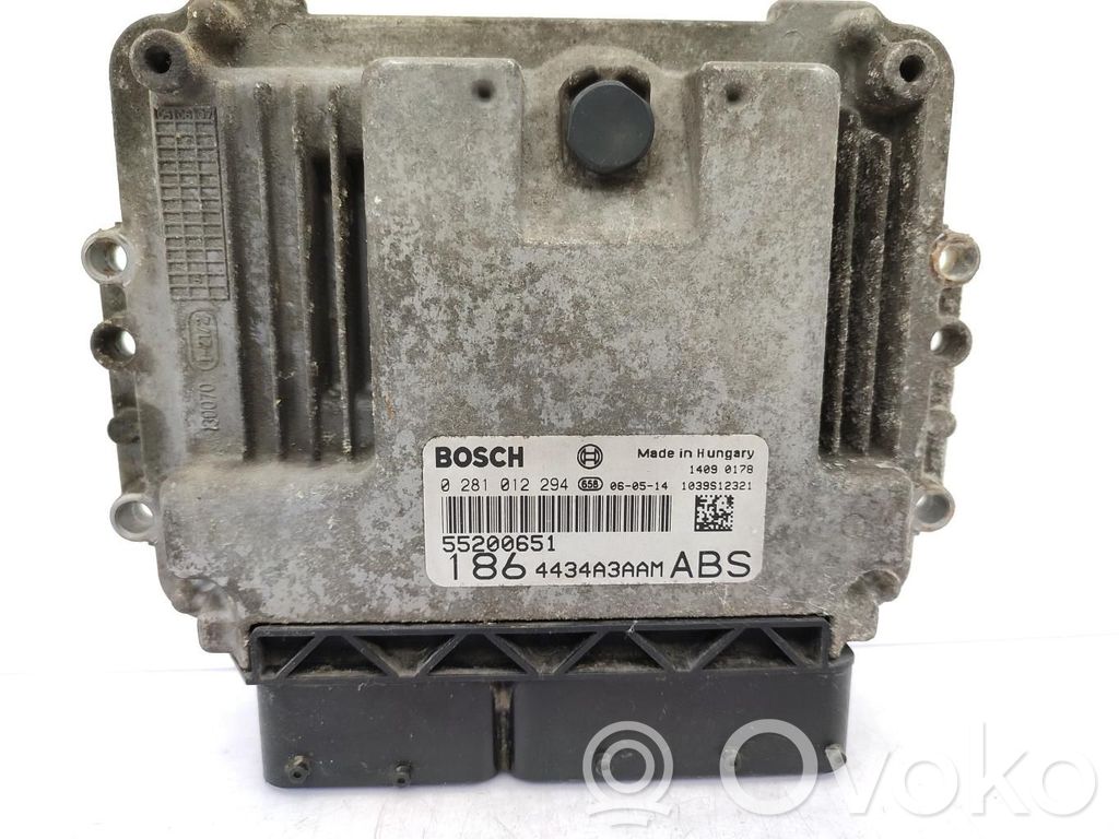 Fiat Multipla Engine ECU kit and lock set 