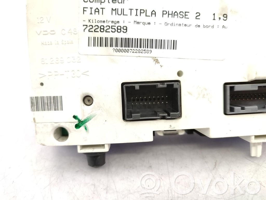 Fiat Multipla Speedometer (instrument cluster) 
