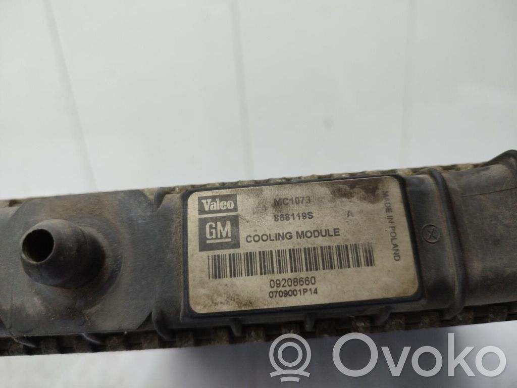 Opel Agila A Coolant radiator 