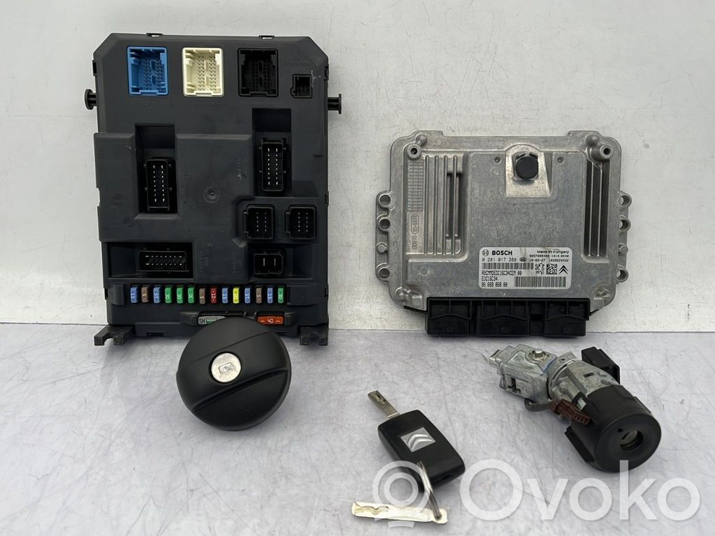 Citroen C3 Engine ECU kit and lock set 